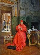 Jehan Georges Vibert The Diet oil on canvas
